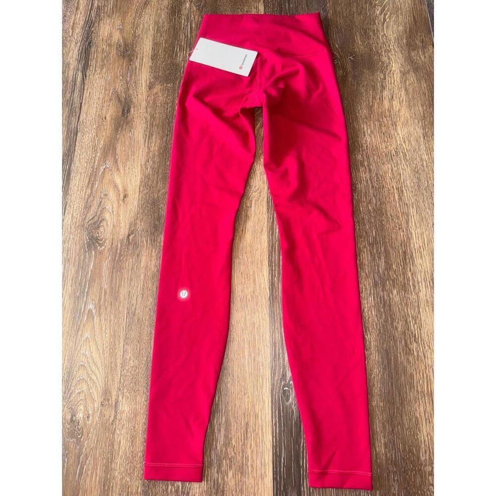 Lululemon Wunder Train High Rise 28” Pink Dragonfruit Size 4 NWT - Picture 3 of 7